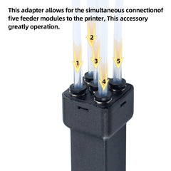5-in-1 Filament Hub Adapter for Anycubic Kobra 3/Kobra 3 Max/S1/S1C 3D Printer