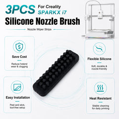 3Pcs Silicone Nozzle for Creality SPARKX i7 3D Printer