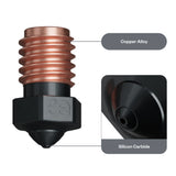 FYSETC Phaetus Silicon Carbide V6 Nozzle Temperature Resistance 550℃ Nozzles Suitable Every Material for Voron Vzbot Prusa