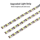 FYSETC Upgrade Bambulab X1 P1P LED Light Strip 5V 12W LED Waterproof Lights Bar For Bambu Lab X1 P1P Series 3 Section 7.5cm/2.95in Length Strip Light - Spacing of Each Section 30cm/11.8in