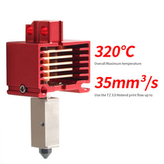 Upgrade Hot End Upgrade TZ 3.0 Hotend For Bambu Lab X1 Series 3D Printer Accessories