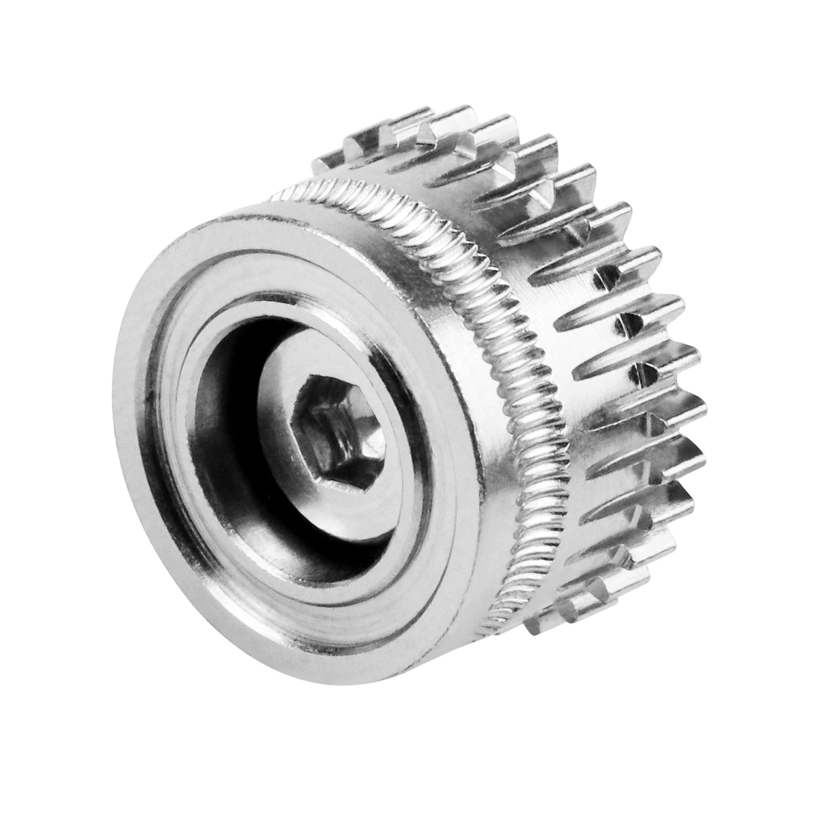 bondtech drive gear FYSETC All Metal Filament Drive Gear Nickel-plated High Hardness And DLC Coating Nickel-plated High Hardness Filament Drive Gear For Creality K1/K1MAX