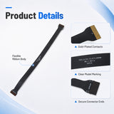 Display Connection Cable for Creality SPARKX I7 3D Printer FPC Ribbon Flex Cable  Gold Plated Contacts Touchscreen Replacement