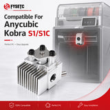 Hotend Heatsink Assembly Replacement for Anycubic Kobra S1 S1C 3D Printer Precision CNC Machined Efficient Heat Dissipation