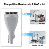 5-Port AMS Lite Consumable Hub for Bambu Lab A1/A1 Mini Multi-Filament Feeder Adapter