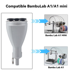 5-Port AMS Lite Consumable Hub for Bambu Lab A1/A1 Mini Multi-Filament Feeder Adapter