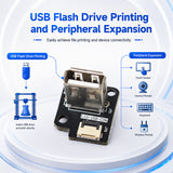 USB Interface Board for Flashforge AD5M Pro 3D Printer USB A Port Replacement Part with Cable
