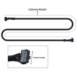 Double End Preassembled Plug Print Head Cable for Creality K2 3D Printer Thick Flexible Rubber Sheath Wire Harness
