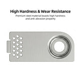 Nozzle Wiping Steel Sheet for Bambu Lab X2D 3D Printer 3Pcs Wear Resistant Cleaning Plate with Screws for Nozzle Maintenance