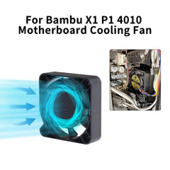 DC 5V 4010 Deep Groove Balf Bearing Cooling Fan For Bambu X1 P1 4010 Motherboard Cooling Fan