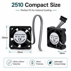 Hotend Cooling Fan for Bambu Lab H2S 3D Printer