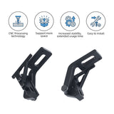 CNC Metal Door Hinge  Kit Support 180°&270° Opening for Bambu Lab P2S 3D Printer Cabinet Door Upgrade