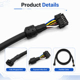 Toolhead Wiring Cable Loom for Creality K2 Plus 3D Printer