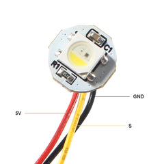 FYSETC Voron StealthBurner LED Kit NeoPixel RGBW Mini Button PCB Leds PTFE Wiring Harness For Voron2.4 Trident 3D Printer Parts