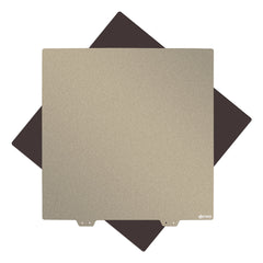 FYSETC 510MM*510MM/20*20IN Double Sided Textured PEI Power Coated Gold Build Plate with Sticker Base For Creality CR10 S5