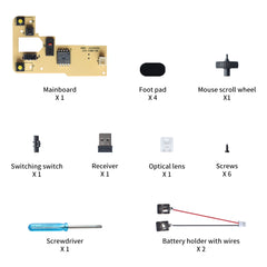 For Bambu lab 3D Printing Wireless Mouse DIY Creative Model 3D Printer Parts Computer Parts