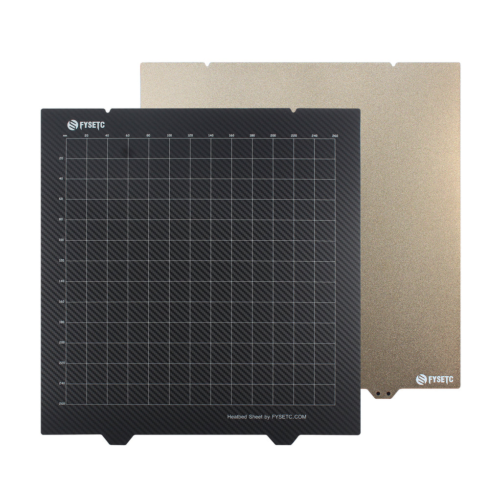 FYSETC 3D Printing PEI Build Plate 320*310MM Texture PEI And PET Carbo