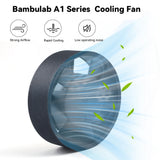 Dual Ball Bearing 24V Round Exturder Cooling Fan  for Bambu Lab A1 A1 Mini 3D Printer With Printed Housing and Wiring Harness
