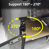 CNC Metal Door Hinge  Kit Support 180°&270° Opening for Bambu Lab P2S 3D Printer Cabinet Door Upgrade