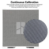 Vision Encoder Calibration Grid Build Plate Sheet 335×345mm For Bambu Lab H2S H2C H2D Motion Precision Calibration Replacement