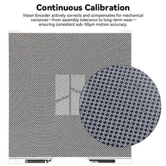 Vision Encoder Calibration Grid Build Plate Sheet 335×345mm For Bambu Lab H2S H2C H2D Motion Precision Calibration Replacement