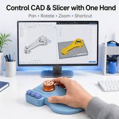 Hackman3D Orbit Controller 6‑DoF Navigation Controller Open‑Source DIY Hall‑Effect Joystick For CAD 3D Modeling Design Creative