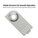 Nozzle Wiping Steel Sheet for Bambu Lab X2D 3D Printer 3Pcs Wear Resistant Cleaning Plate with Screws for Nozzle Maintenance
