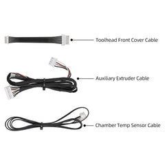 3 in 1 Cable Pack for Bambu Lab X2D 3D Printer
