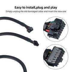 Double End Preassembled Plug Print Head Cable for Creality K2 3D Printer Thick Flexible Rubber Sheath Wire Harness