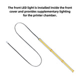 LED Light Strip Available in Front 52cm / Left 20cm Cable Version for Bambu P2S 3D Printer Inner Chamber Lighting