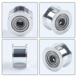 Assembly Smooth Idler Pulley Compatible With Bambu Lab P2S 3D Printer X Y Z Axis Timing Belt Core Drive Replacement