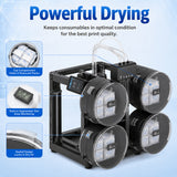Filament Dry Box Hardware Kit for Flashforge AD5X Includes Hygrometer Desiccant Screws Seals PTFE Tubes 3D Print Frame Yourself