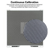 Vision Encoder Calibration Plate for Bambu Lab H2D H2S H2C 3D Printer XY Axis Motion Accuracy Calibration Tool 50um Precision