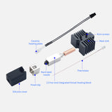 For QiDi X plus 3 / X max 3 Upgraded Hotend Kit High Temperature Resistant Printing Stable Support for Fast Printing