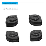Omnidirectional Self-Aligning Anti Vibration Feet For 3D Printer Bambu lab kit / Creality kit/ Prusa/Voron