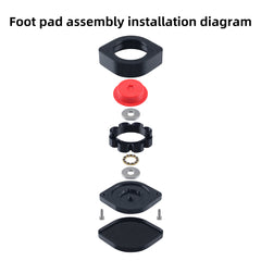 For Snapmaker U1 HULA Anti-Vibration Feet Anti-slip Anti-Shock Dust-proof Foot Pad 3D Printer Upgraded Parts for Snapmaker U1