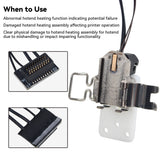 Hotend Heating Assembly Left Side for Bambu Lab X2D 3D Printer Hotend Parts 3D Printing Accessories High Temperature 350℃