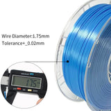 1kg/Spool 1.75mm Silk PLA Filament Smooth Shine Mulit Colorful Tri-Colors Silk PLA 3d Printer Filament