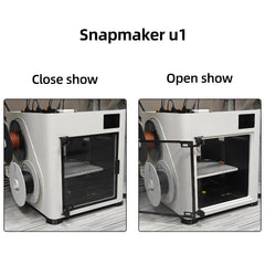 CNC Metal Door Hinge Upgrade Kit for Snapmaker U1 3D Printer 180°~235° Wide Angle Door Opening Hinge