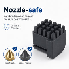 Nozzle Wipe Brush and Plug for Anycubic S1C 3D Printer