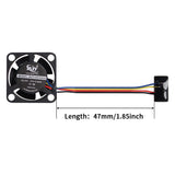For Bambu Lab P1 Series 2510 Hotend Cooling Fan High Quality 3D Printer Fans Replacement Parts for Bambu Lab X1/P1 3D Printer