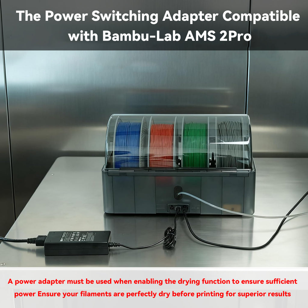 Switching Adapter 24V 4A for AMS 2 Pro Bambu Lab 3D Printer AC DC Adap ...