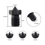 FYSETC E3D V6 High Quality Hardened Steel Nozzle 0.3/0.4/0.6mm size Nozzle High Speed Printing Nozzle for Voron Prusa 3dPrinter