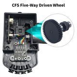 For Creality K2 Plus/Hi Combo Upgraded DLC Nano Coating Hardened Steel Gear High Temperature and Wear Resistance 3D Printer Part