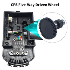For Creality K2 Plus/Hi Combo Upgraded DLC Nano Coating Hardened Steel Gear High Temperature and Wear Resistance 3D Printer Part