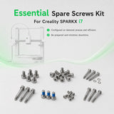 Spare Screws Kit for Creality SPARKX i7 3D Printer 7 Specs 34pcs M3 M2 ST3 Screw Assortment for  Repair Replacement