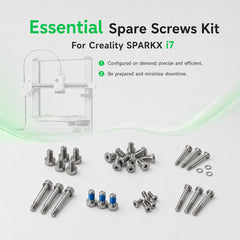 Spare Screws Kit for Creality SPARKX i7 3D Printer 7 Specs 34pcs M3 M2 ST3 Screw Assortment for  Repair Replacement