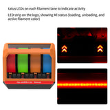 QuattroBox Full Kit-4-in-1 3D Printer Filament Dry Box with Auto Material System LED Status Indicators for Multi-Color Printing