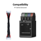 Display Connector Cable for Bambu P1 Series 3D Printer High Speed Power Data SD Card Signal Wire