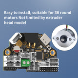 FYSETC H36 v1.3 Combo High Temperature Resistance Klipper Canbus Tool Board Compatible NEMA14/36mm Motor Onboard TMC2209